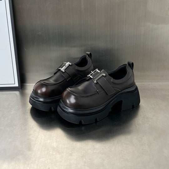 Damen Chunky Clogs mit modischer Schnallenverzierung und rutschfester Sohle R&B