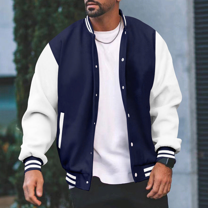 Herren Sportliche Collegejacke R&B