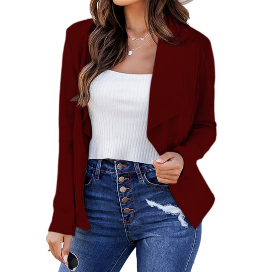 Damen elegante und lässige Blazerjacke R&B