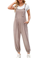 Damen Lässiger Jumpsuit mit praktischen Taschen R&B
