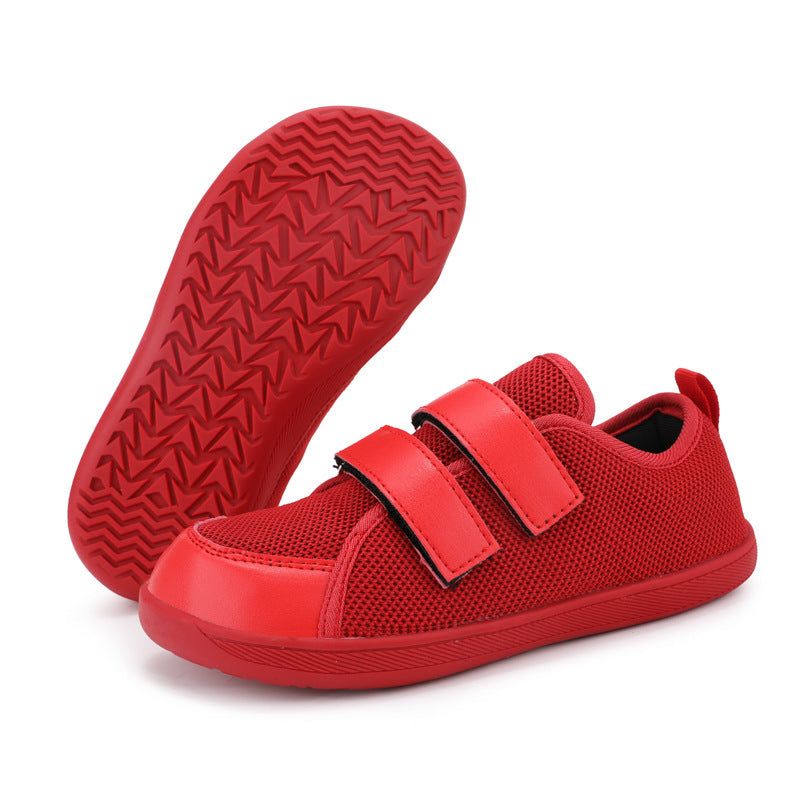 Damen Sportliche Klett-Sneaker mit atmungsaktivem Mesh und rutschfester Sohle