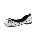 Damen Elegante Ballerinas mit verspieltem Punktedesign und komfortablem Innenfutter R&B