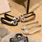 Damen Ballerinas mit eleganter Schnalle