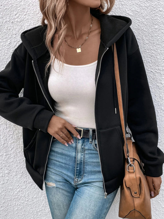 Damen Gemütliche Kapuzenjacke R&B