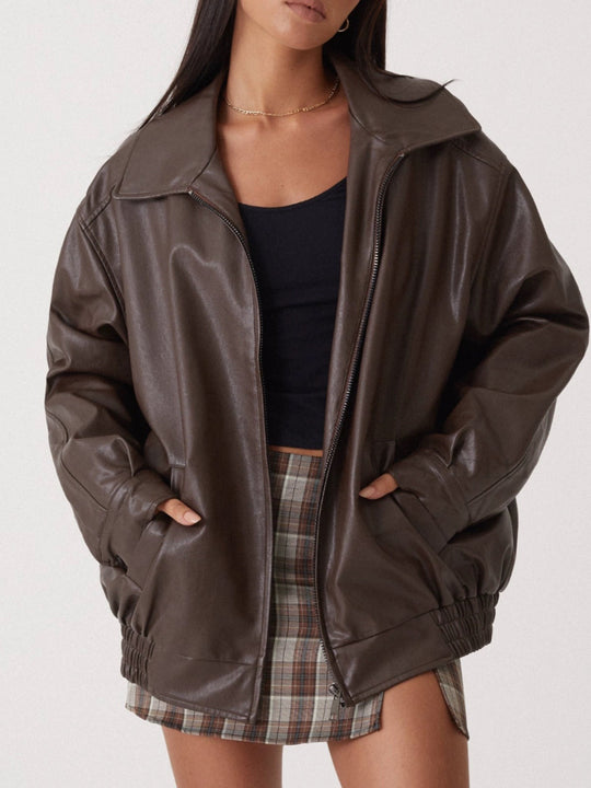 Damen Fleecejacke mit Eingrifftaschen