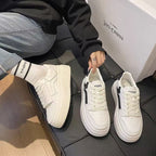 Damen Elegante und modische Sneakers mit hoher Plateausohle