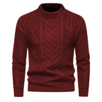 Herren Strickpullover mit strukturiertem Muster