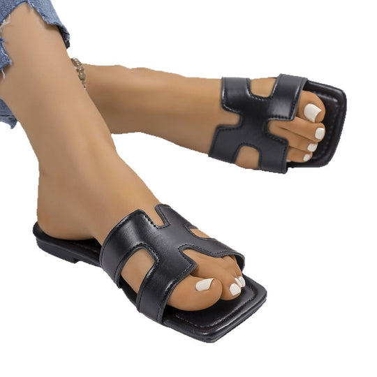 Damen Sandalen mit geschmackvollem Design und komfortablem Absatz R&B