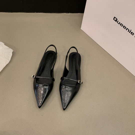 Damen Slingback Pumps mit eleganten Spitzen und zarten Riemchen R&B