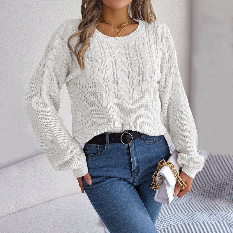 R&B | Zopfmuster Pullover aus Weichem Garn