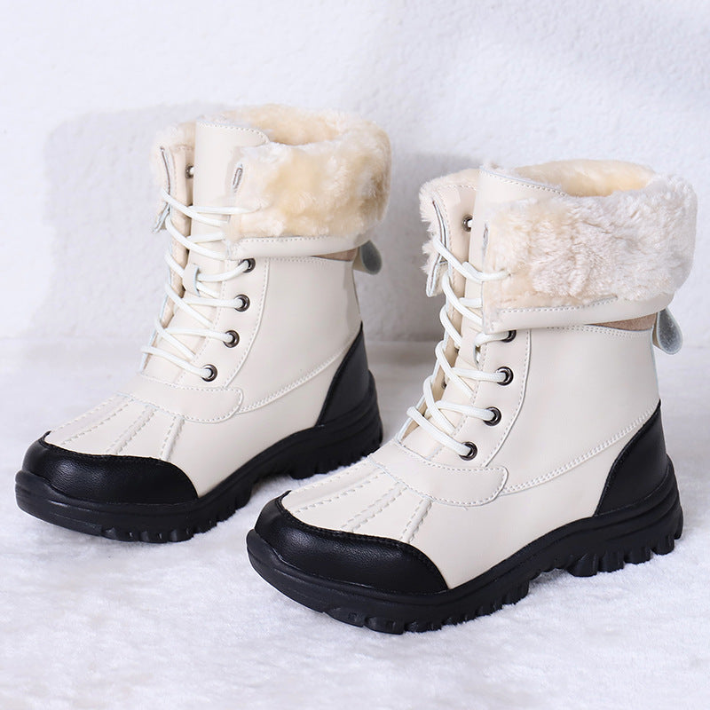 Damen Gefütterte Winterstiefel mit rutschfester Sohle R&B
