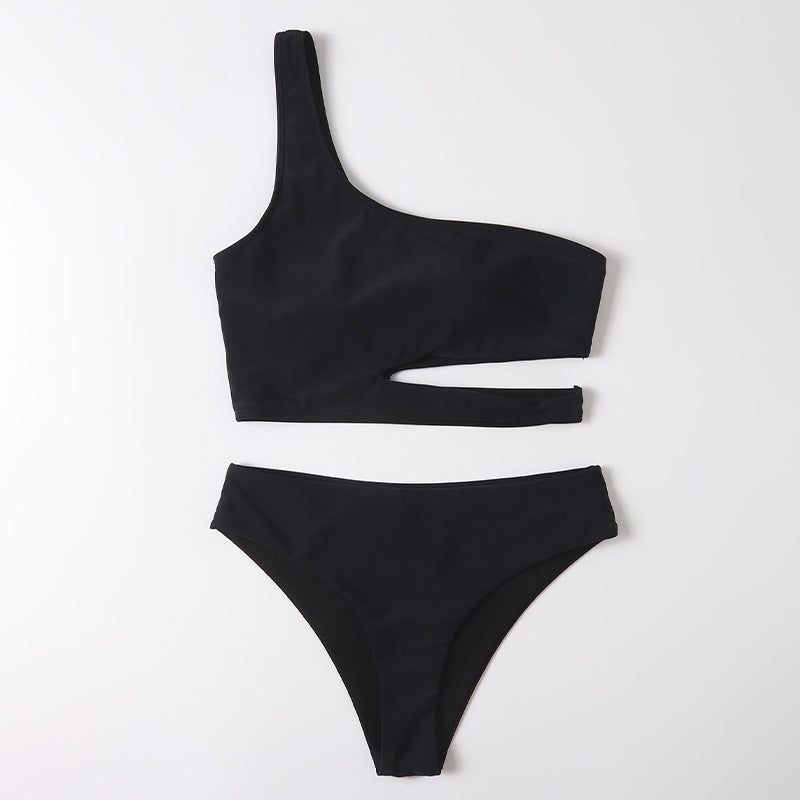 Damen Einseitiger Bikini mit innovativem Cut-Out R&B