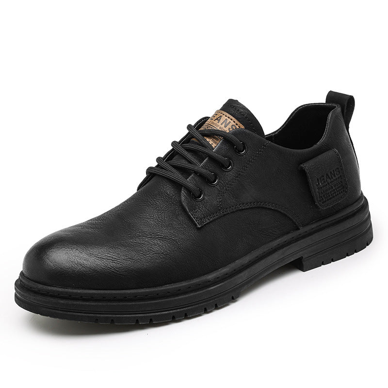 Damen Klassische Schnürschuhe aus hochwertigem Leder mit rutschfester Sohle R&B