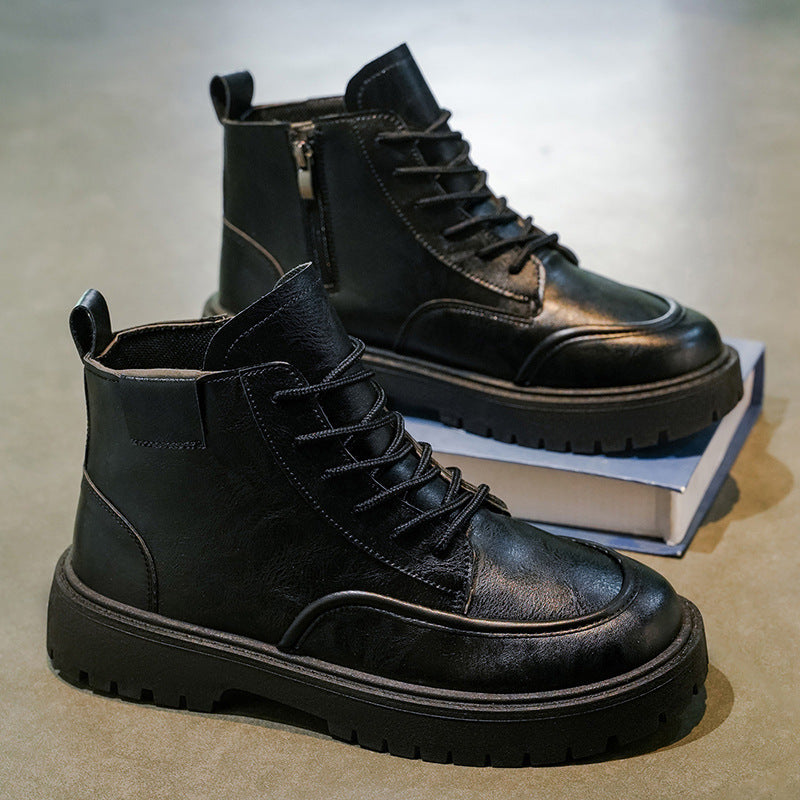 Damen Stiefeletten mit Reißverschluss und bequemer Schnürung
