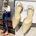 Damen Elegante Sling-Pumps mit spitzer Kappe und modischem Absatz R&B