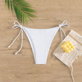Damen Bikinislip mit verstellbaren Seitenbändern und hohem Beinausschnitt R&B