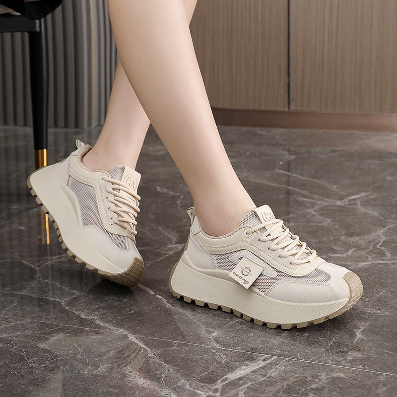 Damen Sportliche Komfort-Sneaker mit atmungsaktivem Mesh-Obermaterial und dämpfender Sohle R&B