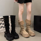 Damen modische Stiefel mit rutschfester Sohle und elegantem Schaft R&B
