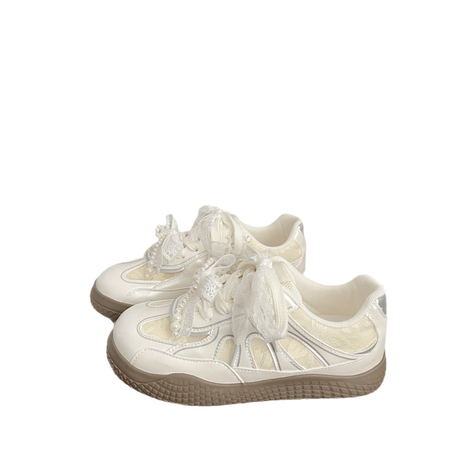Damen modische Sneaker mit einzigartigen Schnürdetails R&B