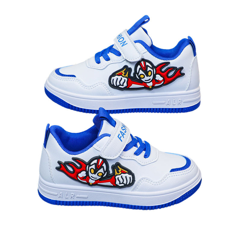 Damen Freizeit-Sneaker mit lässigem Klettverschluss und angesagtem Motivadruck R&B