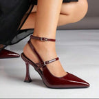 Damen Elegante Slingback High Heels R&B