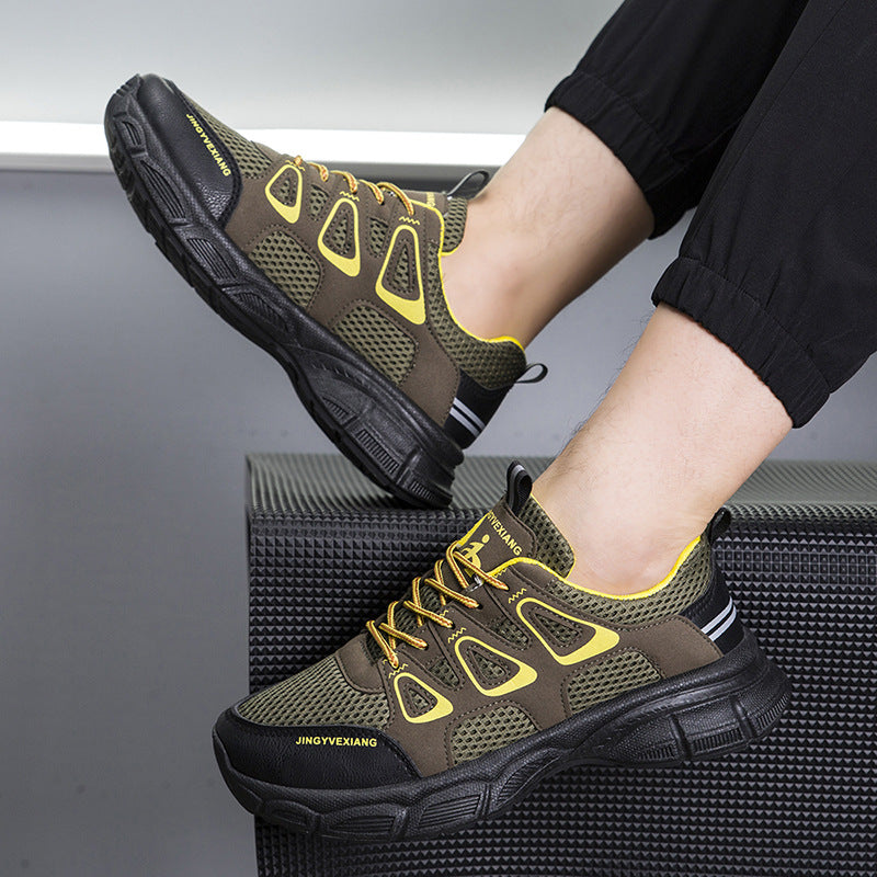 Damen Sportliche Atmungsaktive Sneakers mit rutschfester Sohle und elastischen Elementen R&B