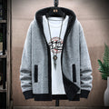 Herren gemütliche Strickjacke mit tiefem V-Ausschnitt und praktischen Taschen