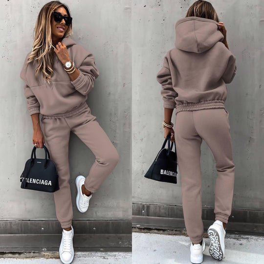 Damen Sweatshirt und Jogginghose Set R&B