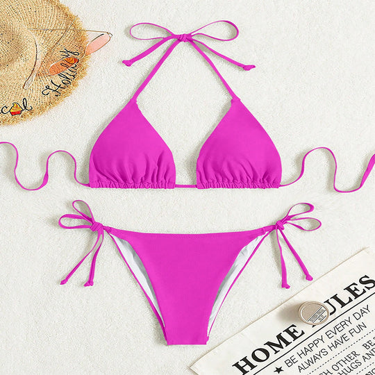 Damen Dreieck-Bikini mit verstellbaren Trägern R&B