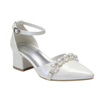 Damen elegante Pumps mit Perlenausgestaltung R&B