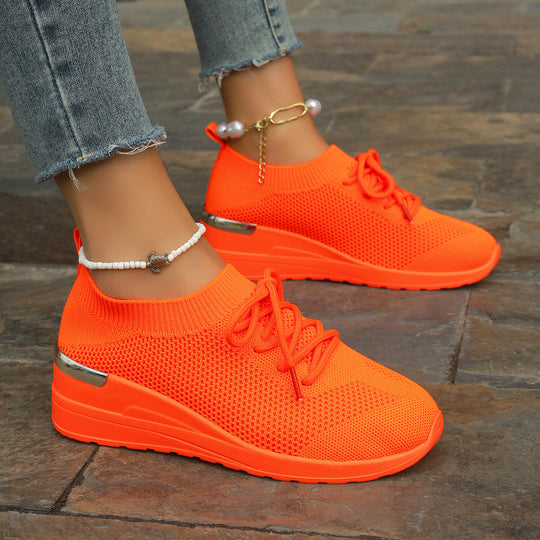 Damen Komfortable und atmungsaktiveSneaker mit glitzerndem Akzent R&B