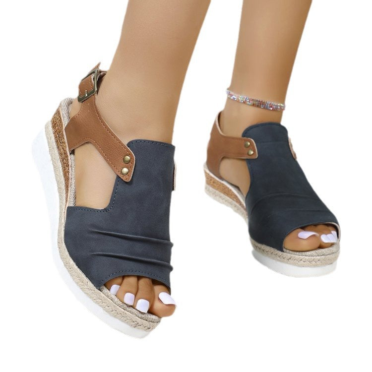 Damen Plateau Sandalen R&B