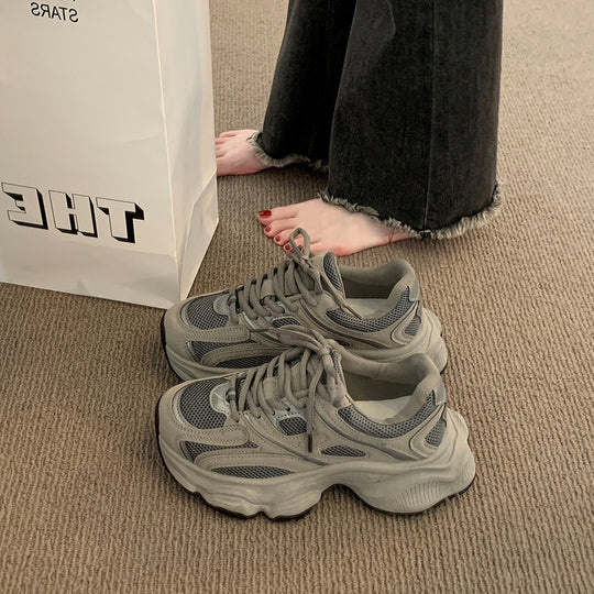 Damen Sportliche Sneakers mit dämpfender Sohle und atmungsaktivem Mesh-Obermaterial R&B