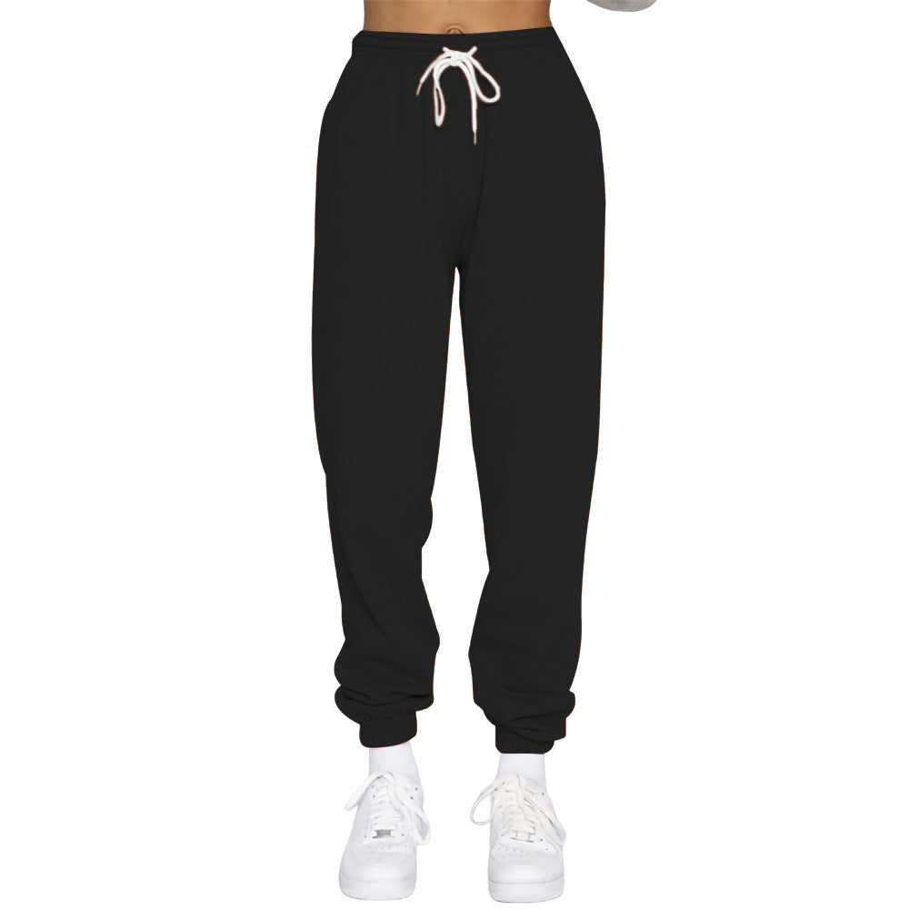 Damen Komfortable Jogginghose mit verstellbarem Bund und elastischen Bündchen R&B