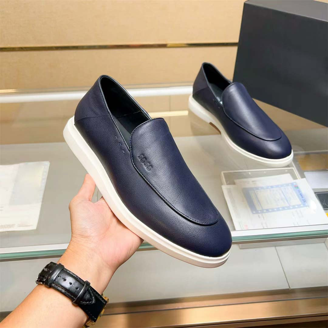 Damen Mokassin-Sneaker mit hochwertiger Lederausstattung und rutschfester Sohle R&B