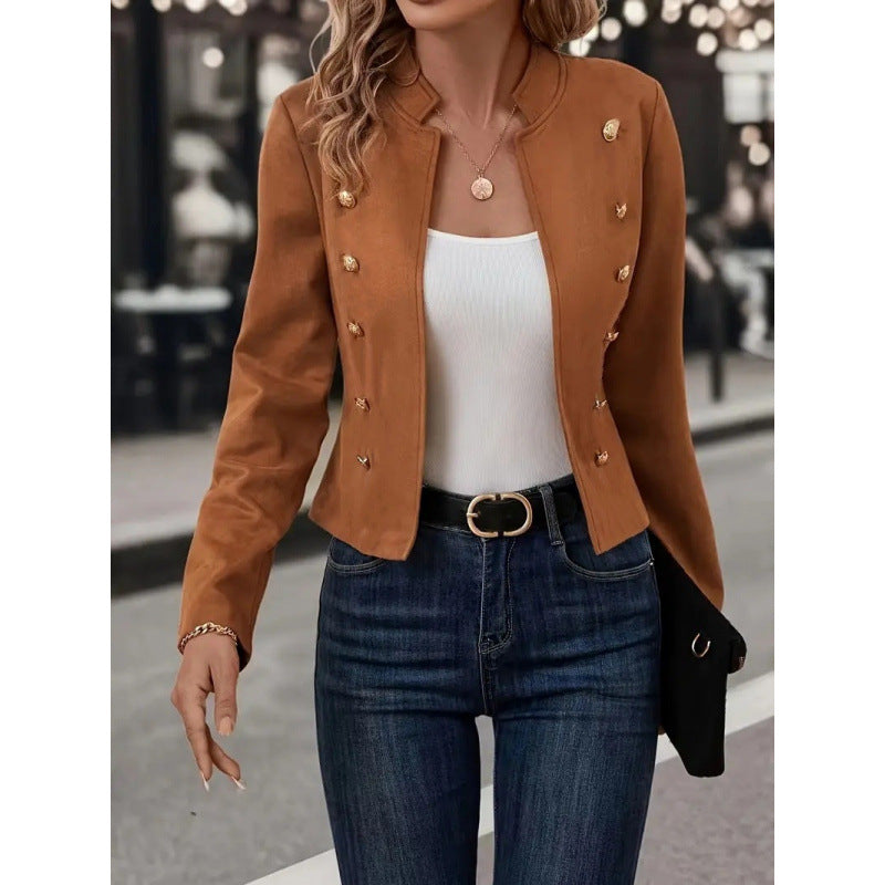 Damen Blazerjacke mit eleganten Knopfdetails und hochwertiger Verarbeitung R&B