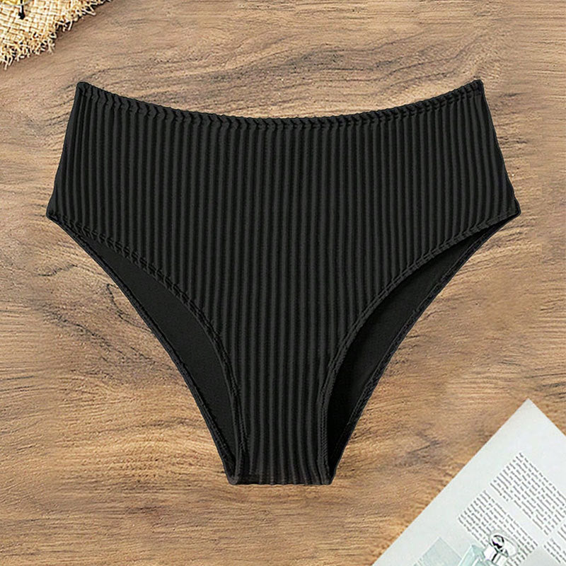 Damen Hochtaillierter Badeanzug Slip R&B