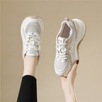Damen modische Chunky Sneakers mit atmungsaktivem Obermaterial und stoßdämpfender Sohle R&B