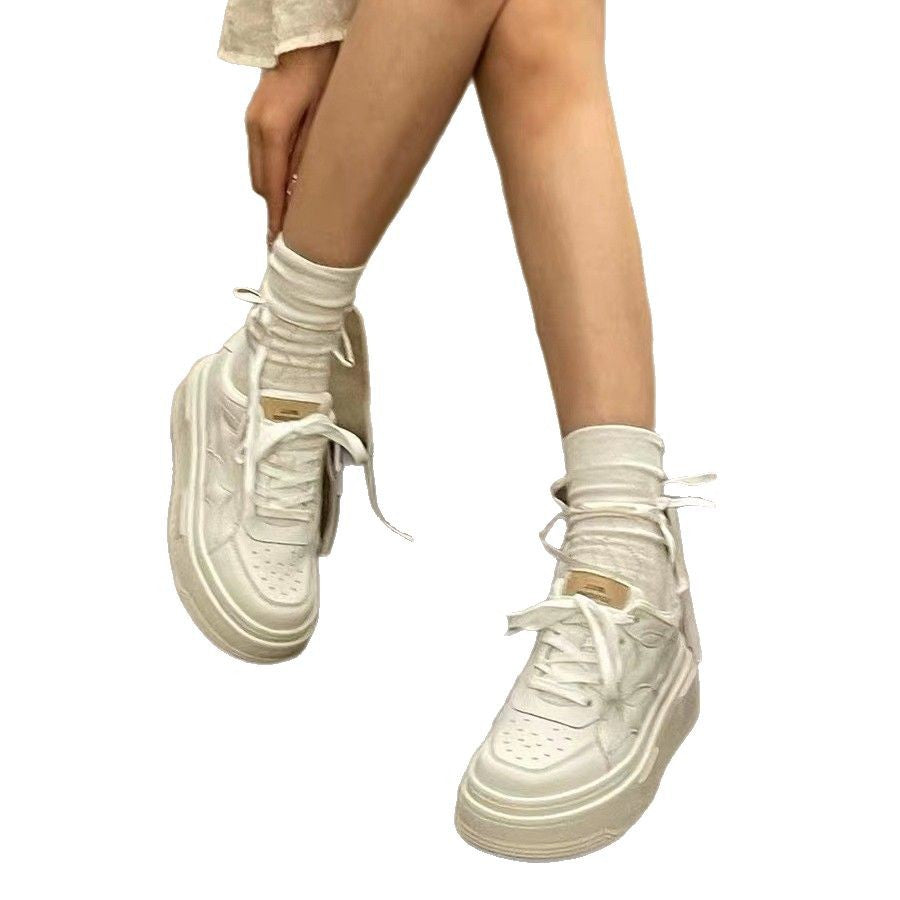 Damen Komfortable Plateausneaker mit atmungsaktiver Obermaterialstruktur und maximaler Dämpfung R&B