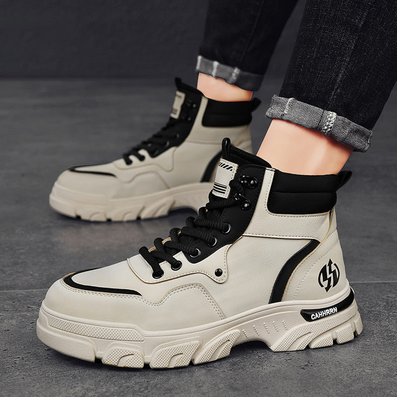 Damen Elegante und robuste High-Top Sneakers mit rutschfester Sohle und atmungsaktivem Obermaterial R&B