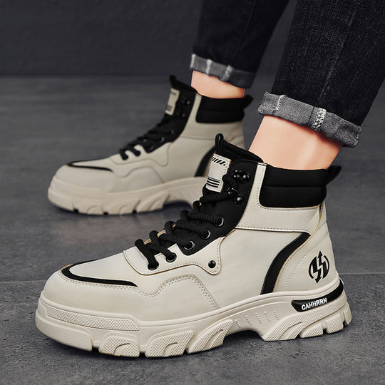 Damen Elegante und robuste High-Top Sneakers mit rutschfester Sohle und atmungsaktivem Obermaterial R&B