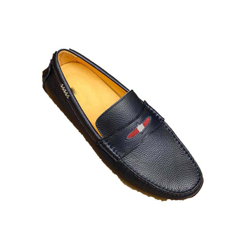 Herren Mokassin aus hochwertigem Leder mit eleganter Ziernaht R&B
