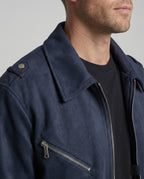 Lockere Multifunktionsjacke mit Doppel-Reißverschluss im American-Style