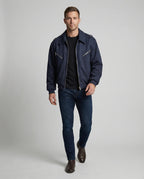Lockere Multifunktionsjacke mit Doppel-Reißverschluss im American-Style