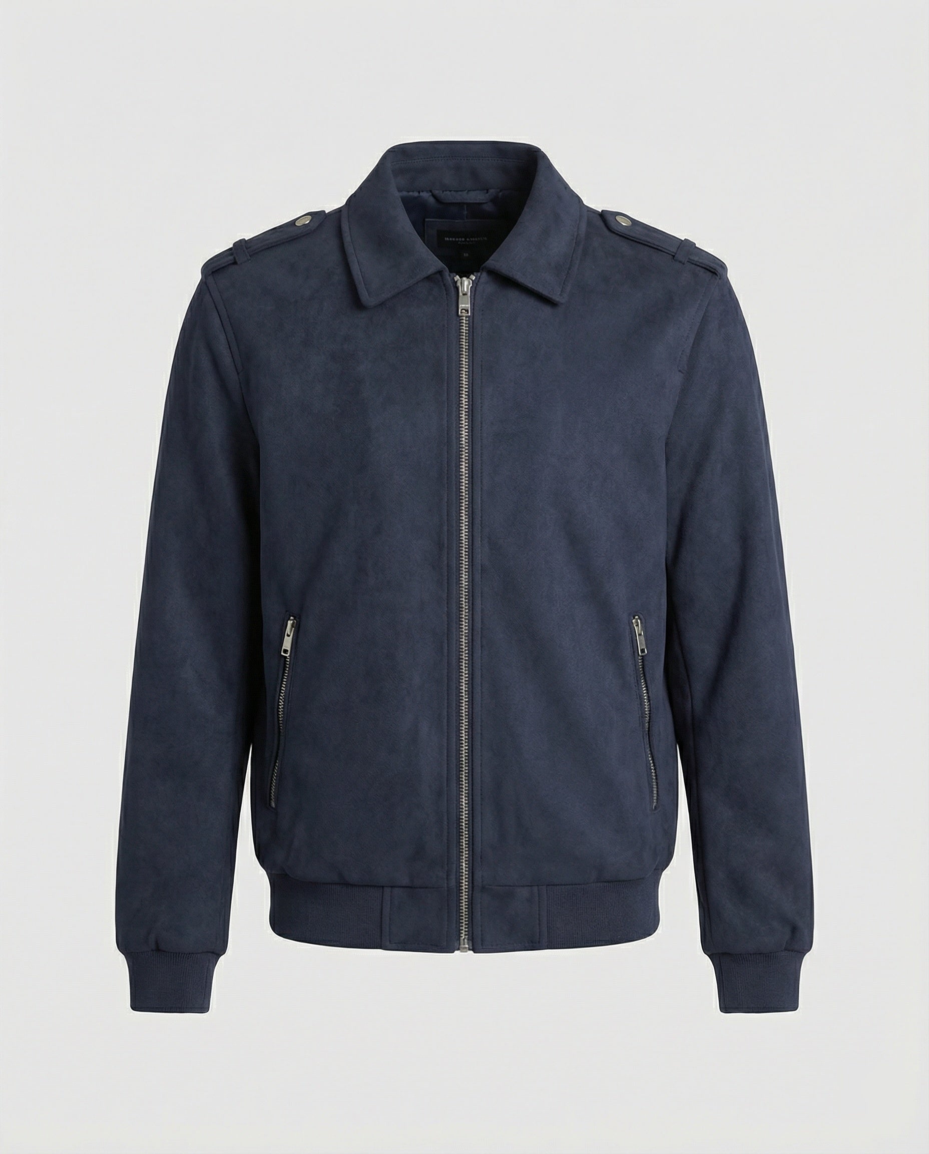 Lockere Multifunktionsjacke mit Doppel-Reißverschluss im American-Style