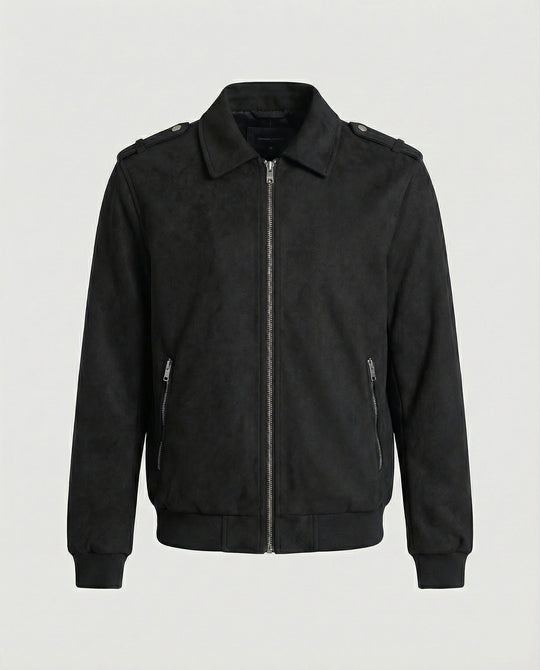 Lockere Multifunktionsjacke mit Doppel-Reißverschluss im American-Style