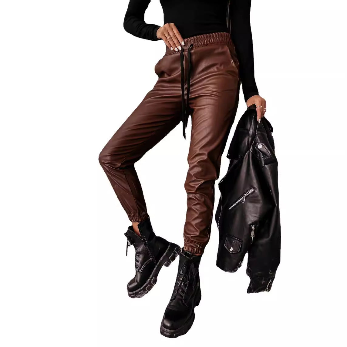 Damen Bequeme Jogginghose mit stilvollen Cut-Outs und elastischem Bund R&B