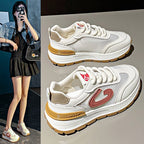 Damen Komfortable Sneakers mit atmungsaktivem Mesh-Obermaterial und dämpfender Sohle R&B
