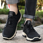 Damen Sportliche Trail-Sneaker mit atmungsaktivem Mesh-Obermaterial und rutschfester Sohle R&B