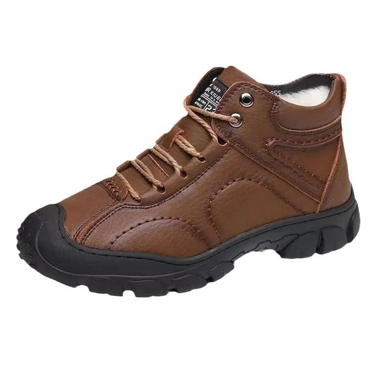 Damen Abenteuerliche Outdoor-Stiefelette mit rutschfester Laufsohle und warmem Innenfutter R&B